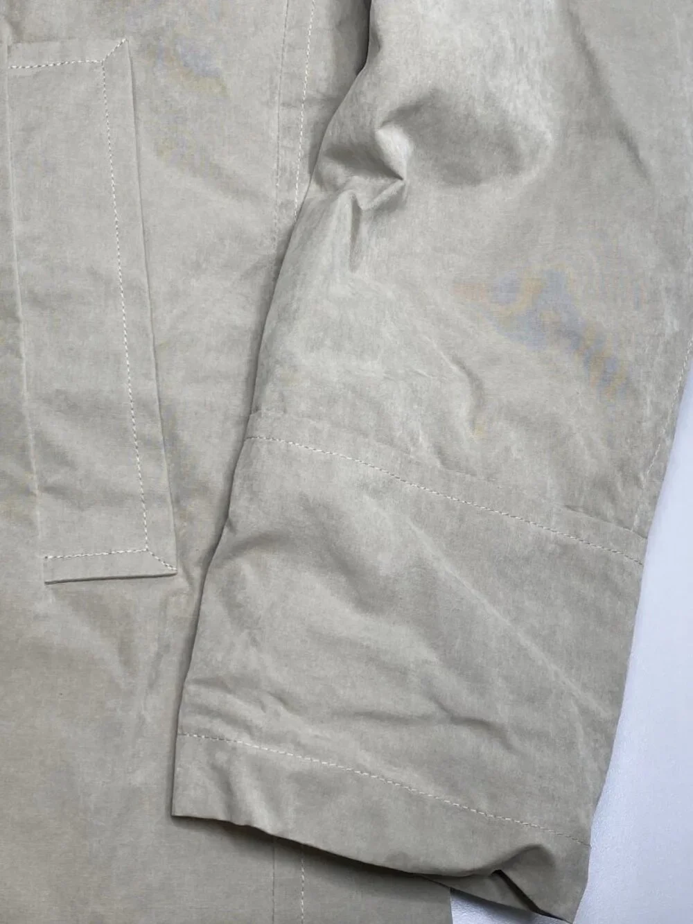 Sealup Mens Coat Beige Size XXL Genova Double Breasted Peacoat Goldtone Buttons